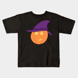 Witch pumpkin Kids T-Shirt